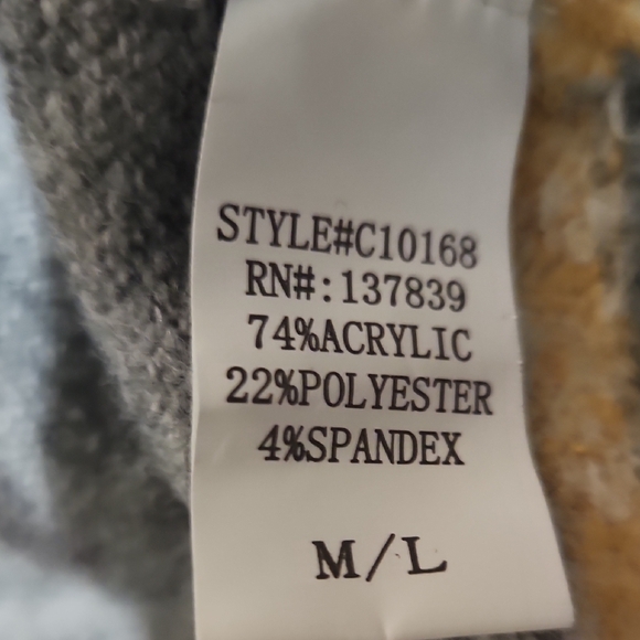 Gray Patterned Sweater - Picture 3 of 3